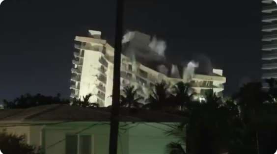 Video: Edificio que colapsó en Florida fue demolido antes de llegada de tormenta Elsa