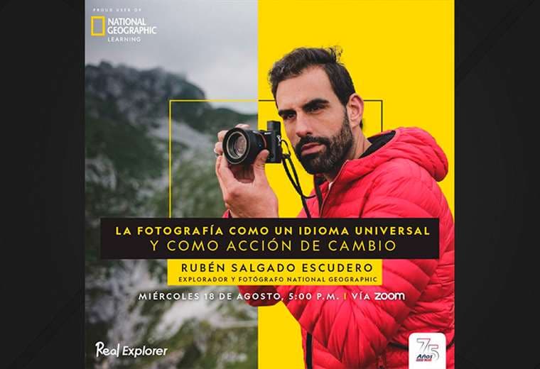 Fotógrafo de National Geographic dará charla virtual y gratuita
