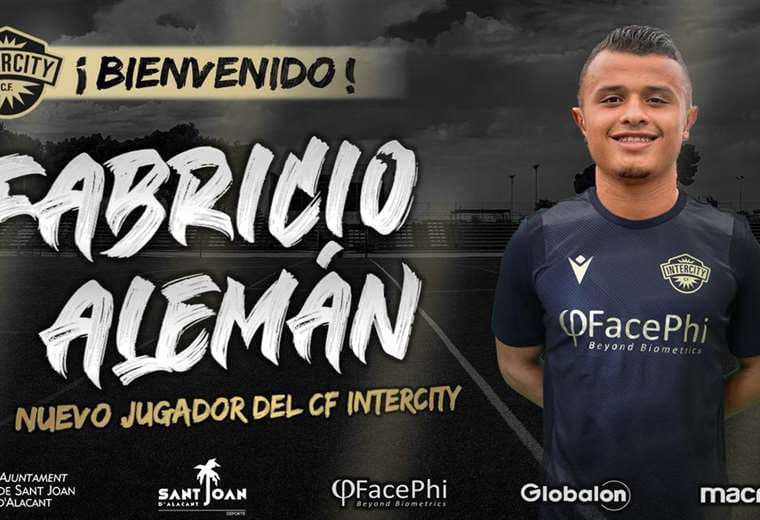 Morado Fabricio Alemán irá a préstamo al Intercity FC de España