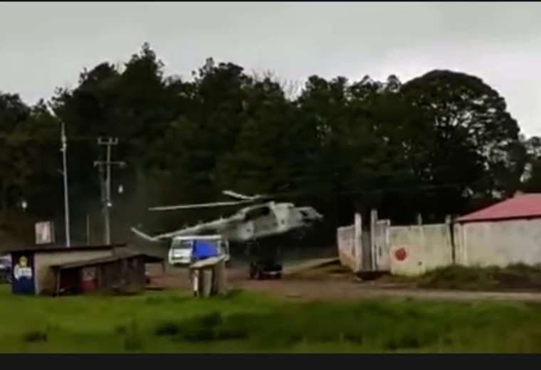 Video muestra desplome de helicóptero donde viajaba alto jerarca mexicano