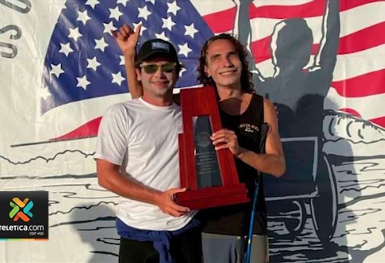 Tico gana el prestigioso US OPEN de surf adaptado