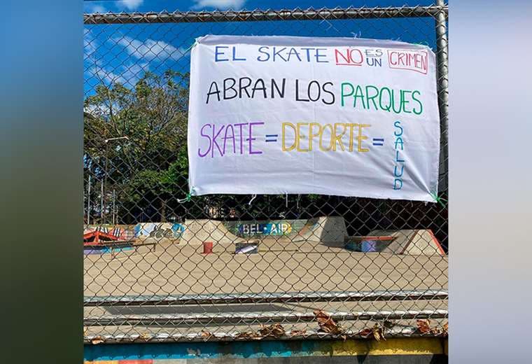 “Skate no es un crimen”, así claman por la reapertura de parque en Belén