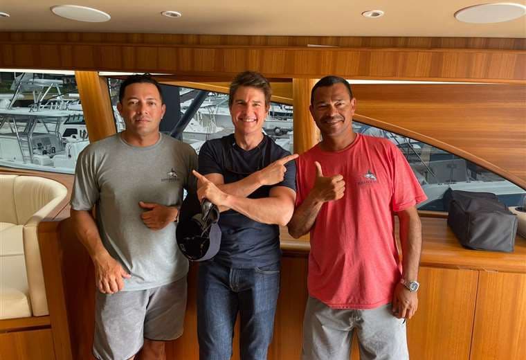 Tom Cruise vino a pescar a Costa Rica