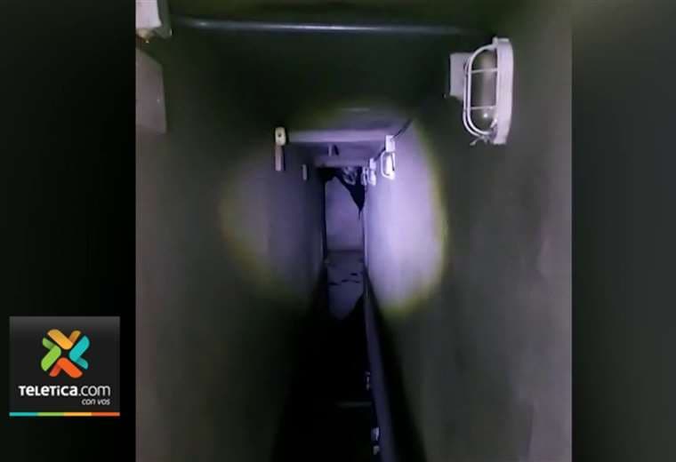 En operación Policial, OIJ descubre túnel secreto que comunica dos propiedades en Paso Canoas
