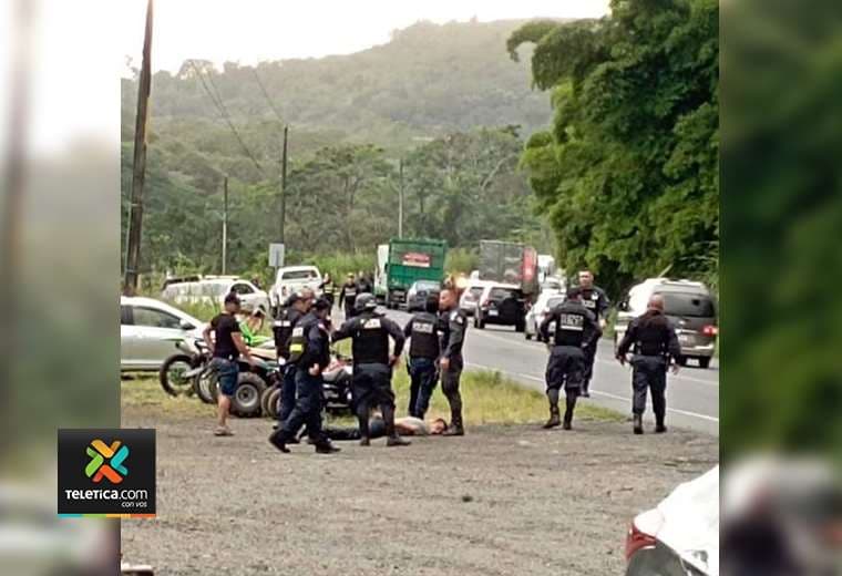 Video: Tres detenidos tras persecución, choque y balacera en Naranjo