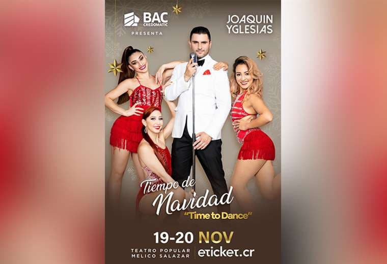 Concierto 'Tiempo de Navidad' reunirá a Joaquín Yglesias con bailarinas de DWTS
