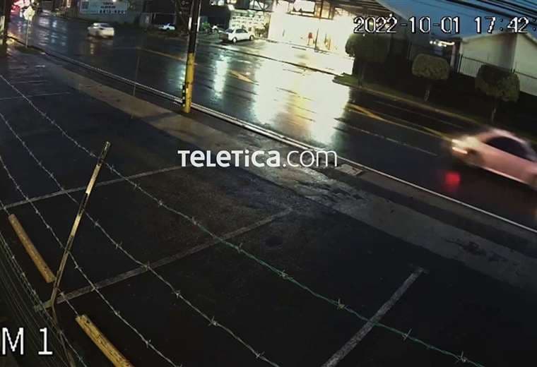 Video muestra momento exacto de mortal accidente con bicimoto en Curridabat