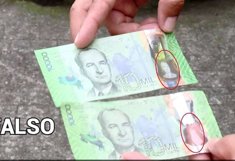 ¡Alerta! Esta es la forma en que falsificadores de billetes de ₡10 mil engañan a víctimas