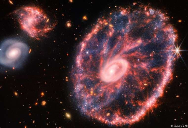 Telescopio espacial James Webb desvela galaxias que podrían "empujar la frontera cósmica"