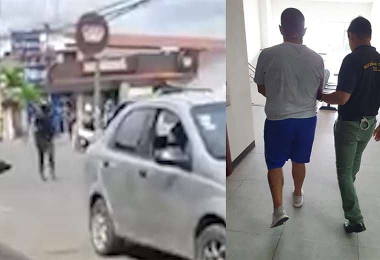 Video: Cae sospechoso de robar carro en intento de huida tras un asalto