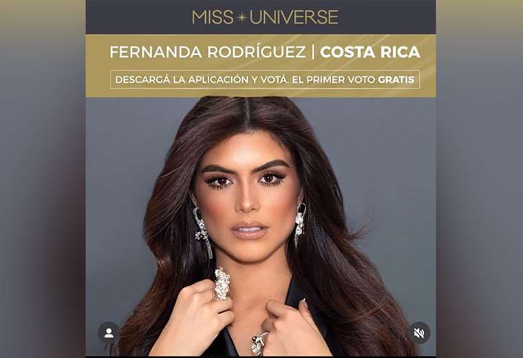Ya puede apoyar a María Fernanda Rodríguez en Miss Universo
