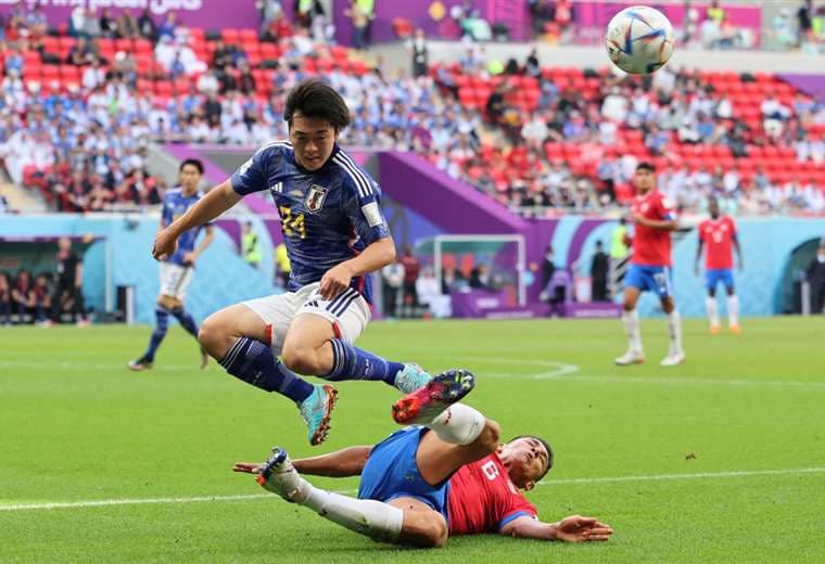 Costa Rica-Japón. AFP
