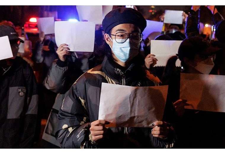 Protestas en China y manifestantes piden renuncia de Xi Jinping por su manejo de la pandemia
