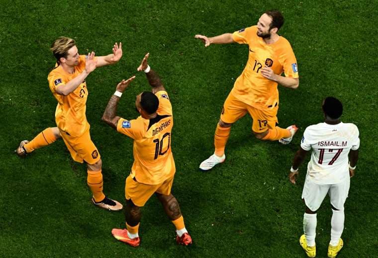 Países Bajos le propina a Qatar su tercera derrota de la Copa del Mundo