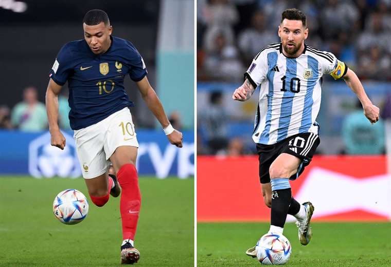 Así alinean Argentina y Francia para la final del Mundial