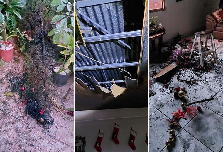 Árbol de Navidad provoca incendio en Desamparados