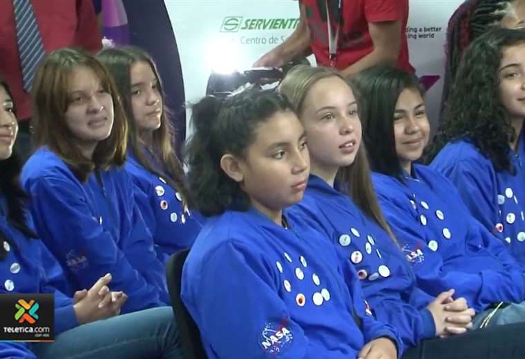 16 niñas costarricenses se capacitarán en el Space Center de la NASA