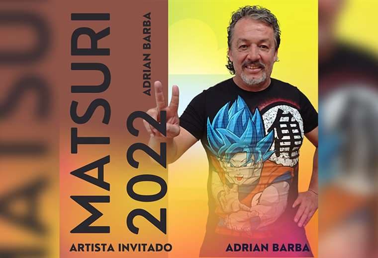 Adrián Barba, cantante de Dragon Ball Z, estará en Costa Rica