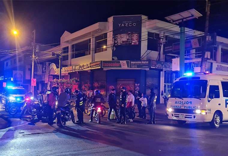Cuatro detenidos durante barrida policial en Calle de la Amargura