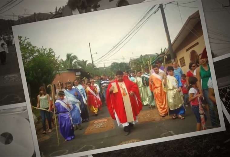 Pueblo limonense camina kilómetros en montaña para celebrar el Vía Crucis