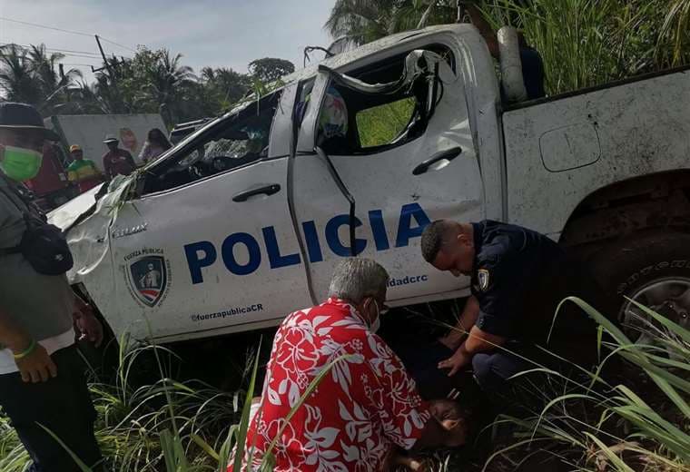 Policía muere tras aparatoso accidente de tránsito en Limón