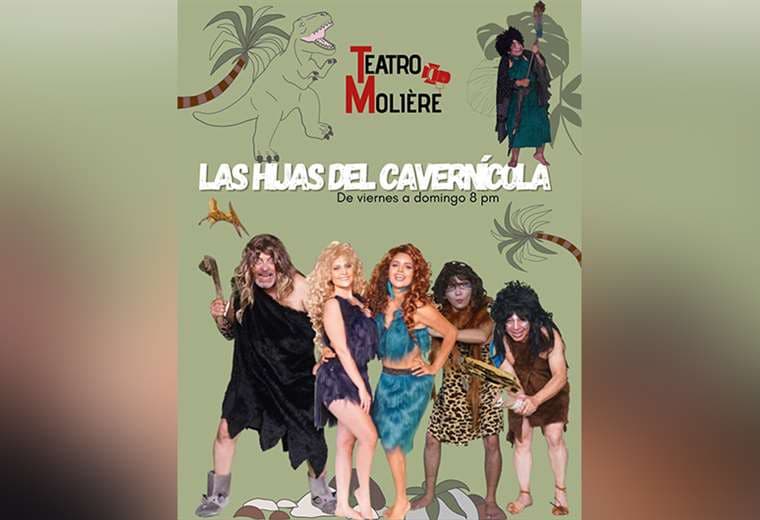 Teatro Molière estrena obra "Las hijas del cavernícola"