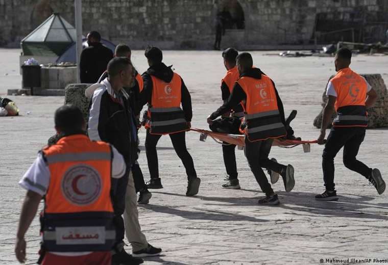 Más de 300 heridos en en choques en Explanada de las Mezquitas de Jerusalén en 15 días