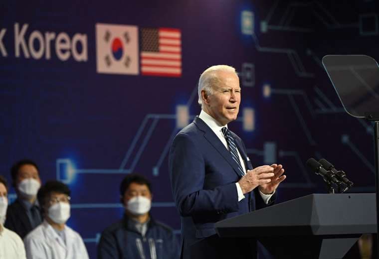 Biden llega a Corea del Sur, bajo la sombra de posible prueba nuclear de vecino del norte