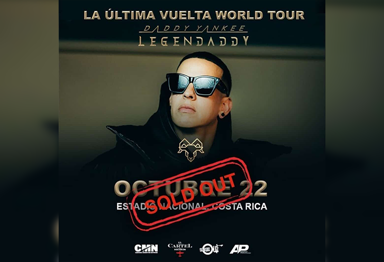 Concierto de Daddy Yankee ya está 'sold out': "Llenamos la casa"