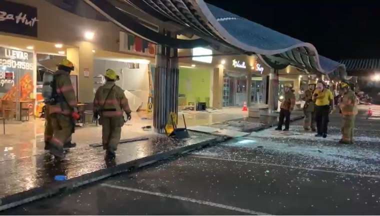 Falla mecánica de cilindro pudo provocar explosión en centro comercial de Alajuela