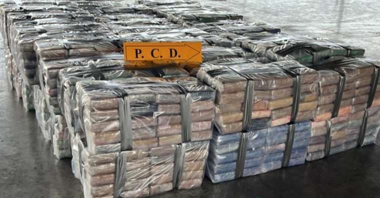 Incautan 1.2 toneladas de cocaína en contenedor con destino a Europa