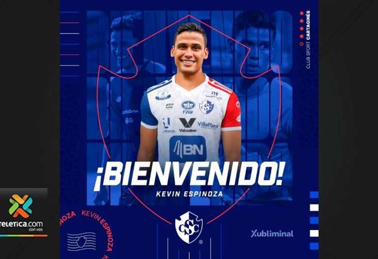 Kevin Espinoza se marcha del Saprissa para jugar con Cartaginés