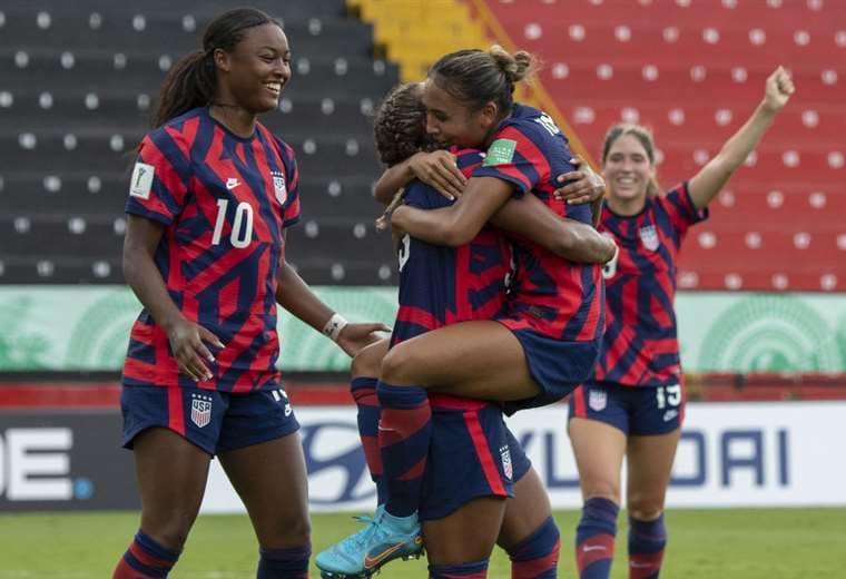 Estados Unidos golea a Ghana en su primer partido del Mundial Femenino Sub-20