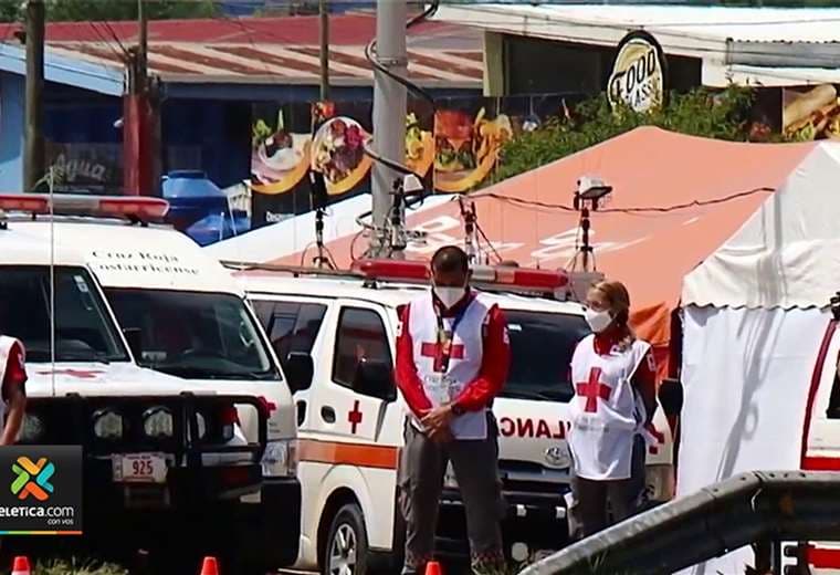 Cruz Roja ya ha atendido a más de dos mil romeros durante el trayecto a Cartago