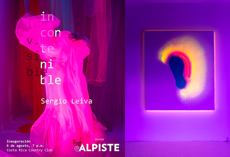 Artista Sergio Leiva inaugura exposición "Invisible Incontenible"