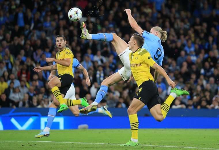 City remonta y gana 2-1 al Borussia Dortmund en la Liga de Campeones