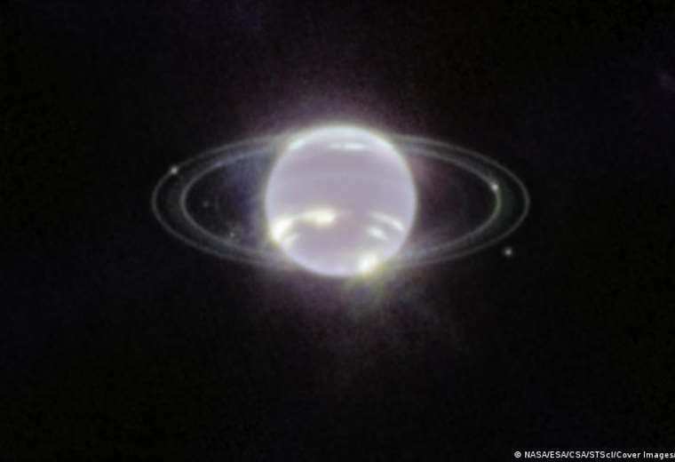 Telescopio James Webb capta la vista más clara de los anillos de Neptuno en décadas