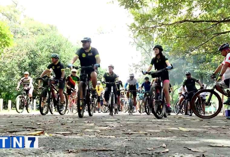 150 ciclistas conmemoraron el Día Mundial Sin Autos