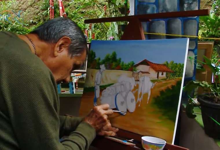 Este puriscaleño de 78 años es un vocero del arte como terapia contra el cáncer 