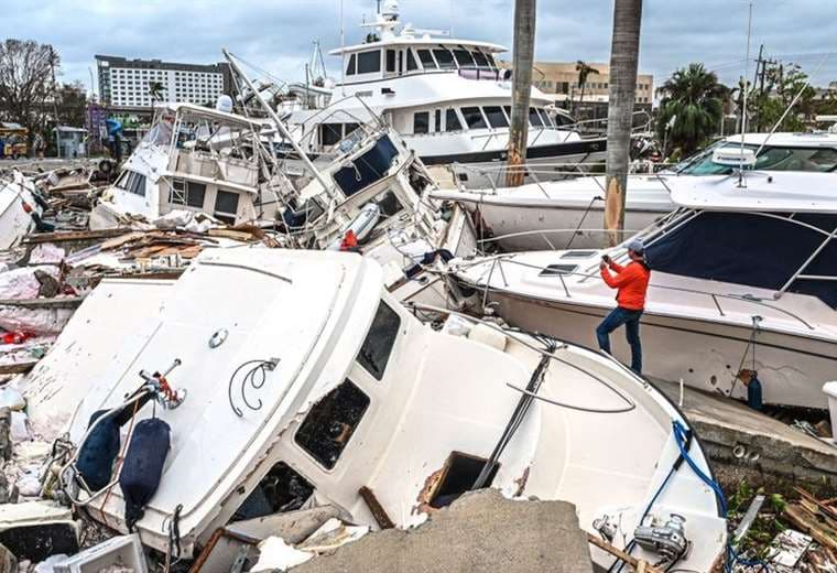 En fotos: El huracán Ian y las "catastróficas" inundaciones en Florida y Cuba