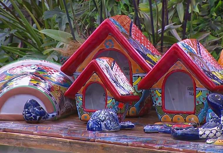 La artesanía mexicana es perfecta para decorar su jardín