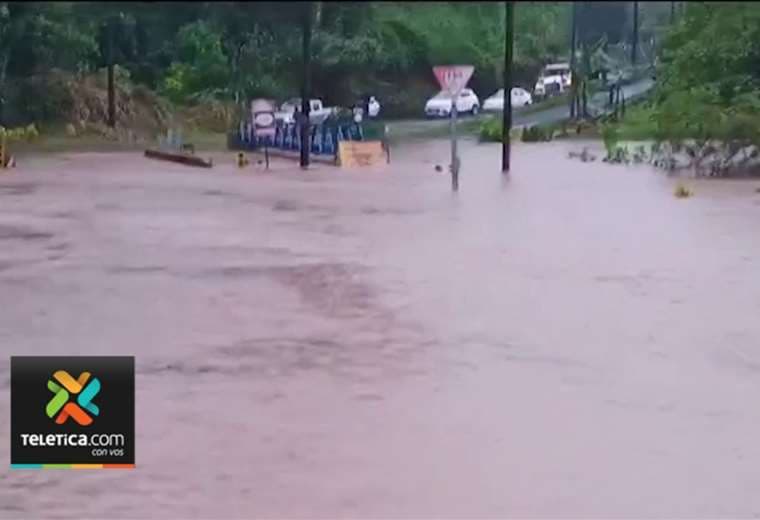 20 incidentes por inundaciones en Costa Rica por depresión tropical
