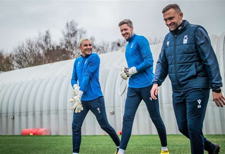 Keylor Navas, portero del Nottingham Forest.