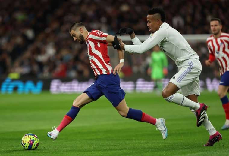 Real Madrid-Atlético Madrid. AFP
