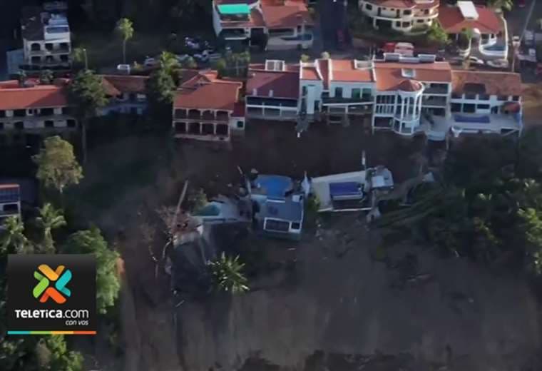 Recomiendan declarar cinco casas y tres lotes inhabitables en Punta Leona