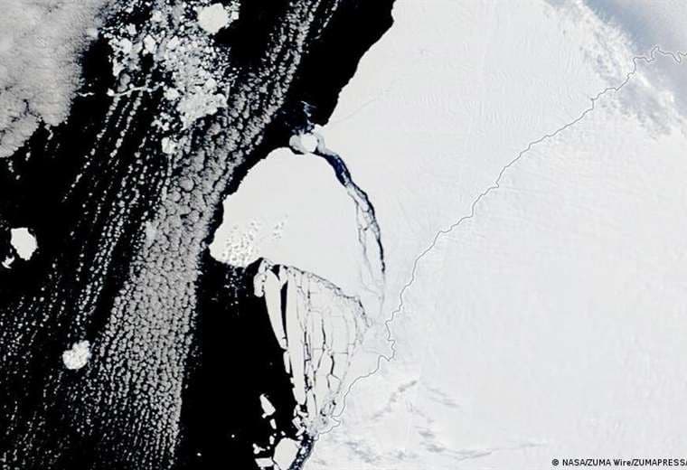 Iceberg desprendido de la Antártida tiene el tamaño de Londres