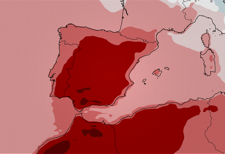 Mapas muestran las temperaturas del abril más caliente en España desde que hay registro