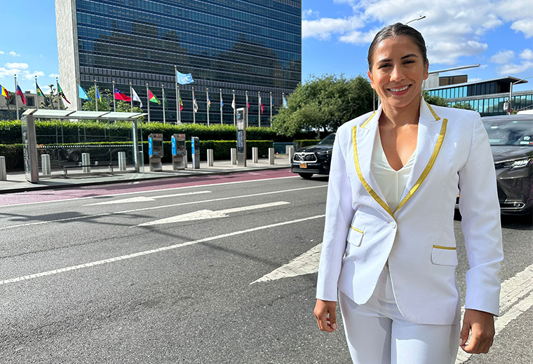 Yokasta Valle lleva su agenda de derechos de las mujeres a la ONU