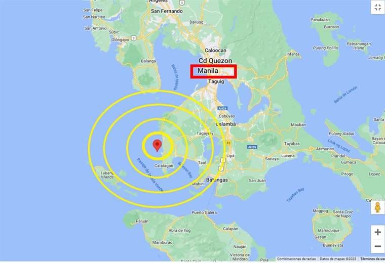 Terremoto de magnitud 6,2 golpea Filipinas