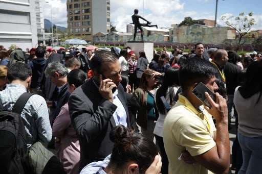 Fuerte temblor de magnitud 6,1 deja un muerto en Bogotá